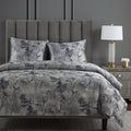 Pastoral Jacquard Bedding Set - Silver
