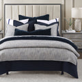 Tweed Bedding Set - Blue
