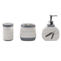 Feather Design 3PC Countertop Bathroom Set Bath Accent Set