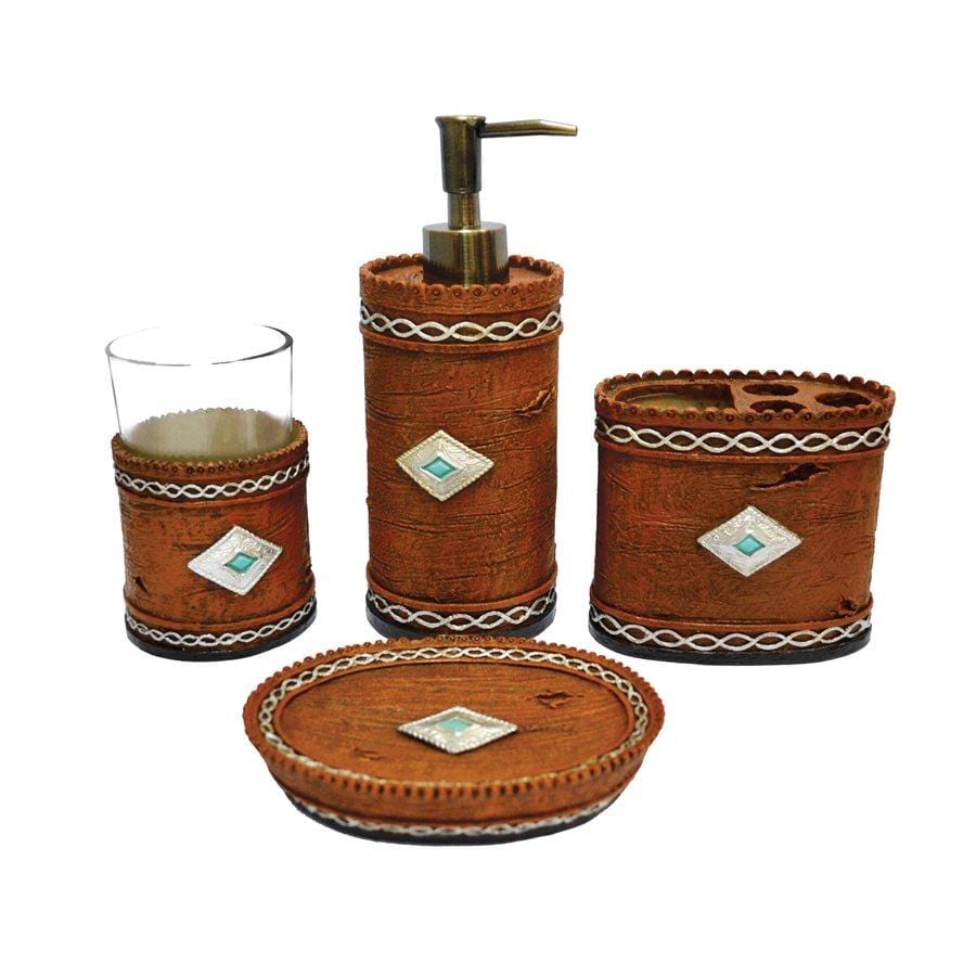 Socorro 4PC Bath Countertop Accessory Set Bath Accent Set