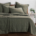 Stonewashed Cotton Canvas Coverlet Set - Duffle Bag Coverlet Set