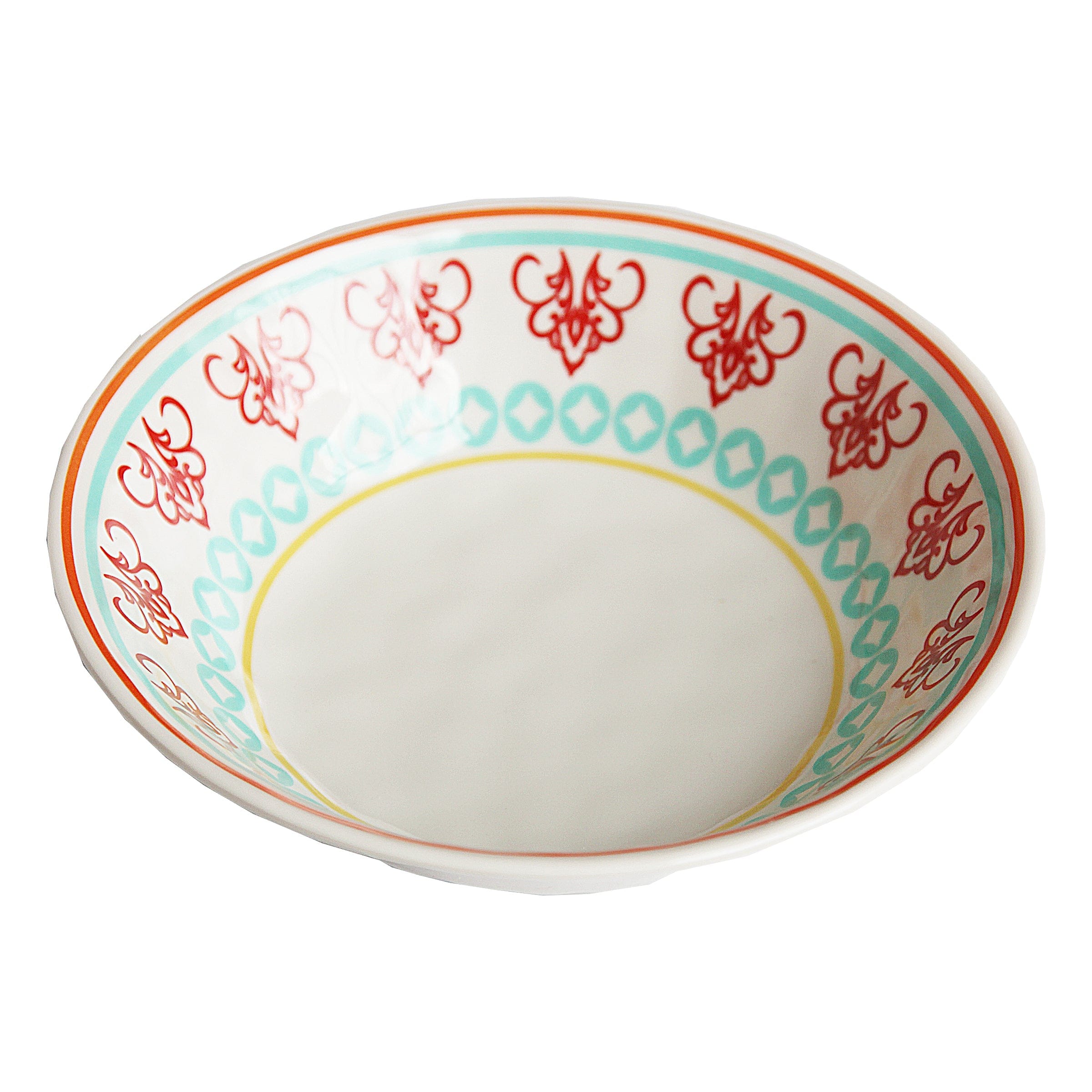 Western Melamine Dinner Bowls, Set of 4 Bowl Set