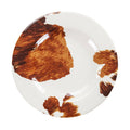 Elsa Cowhide Melamine Dinner Plate, Set of 4 Plate