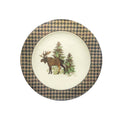 Joshua Melamine Dinner Plates, Set of 4 Plate