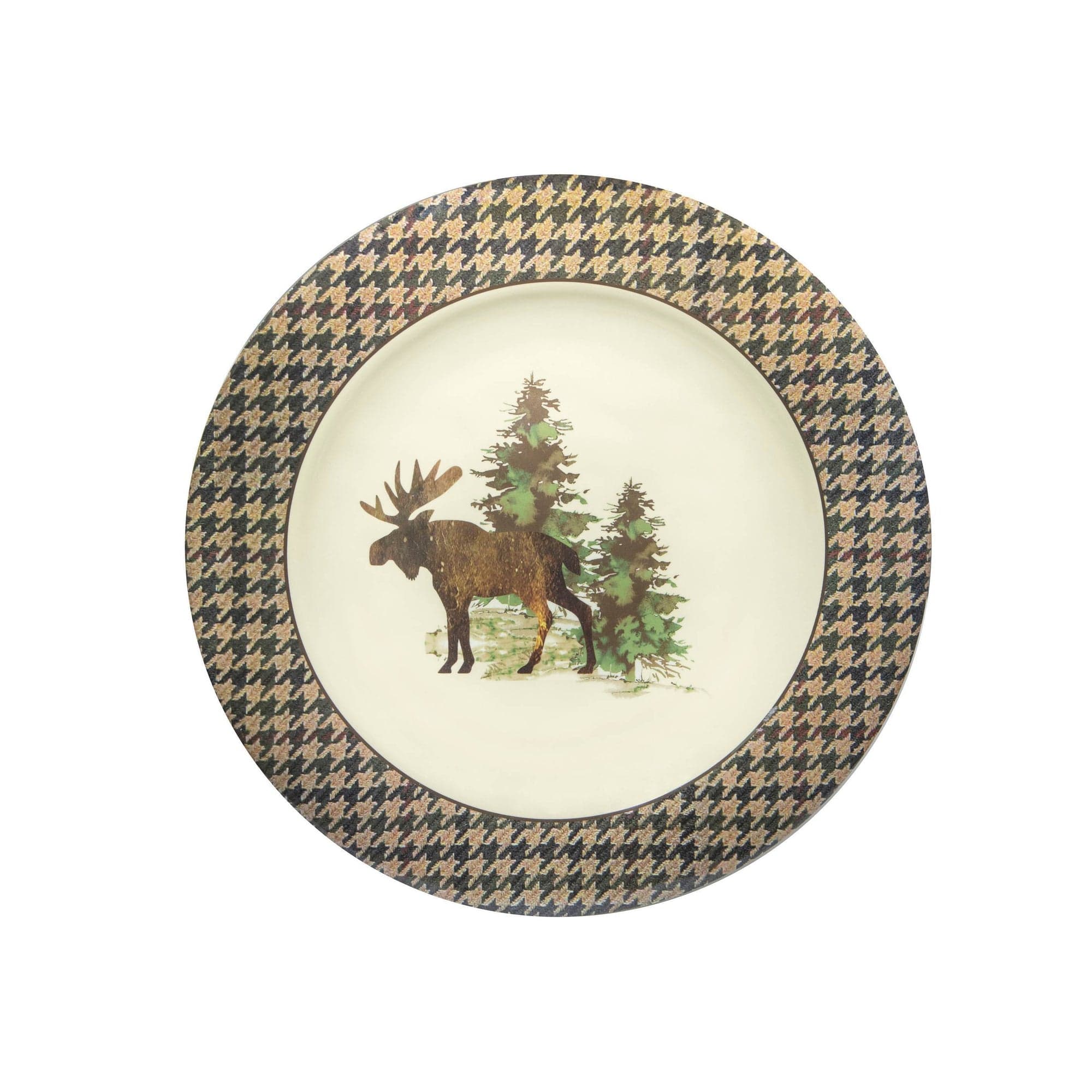 Joshua Melamine Dinner Plates, Set of 4 Plate