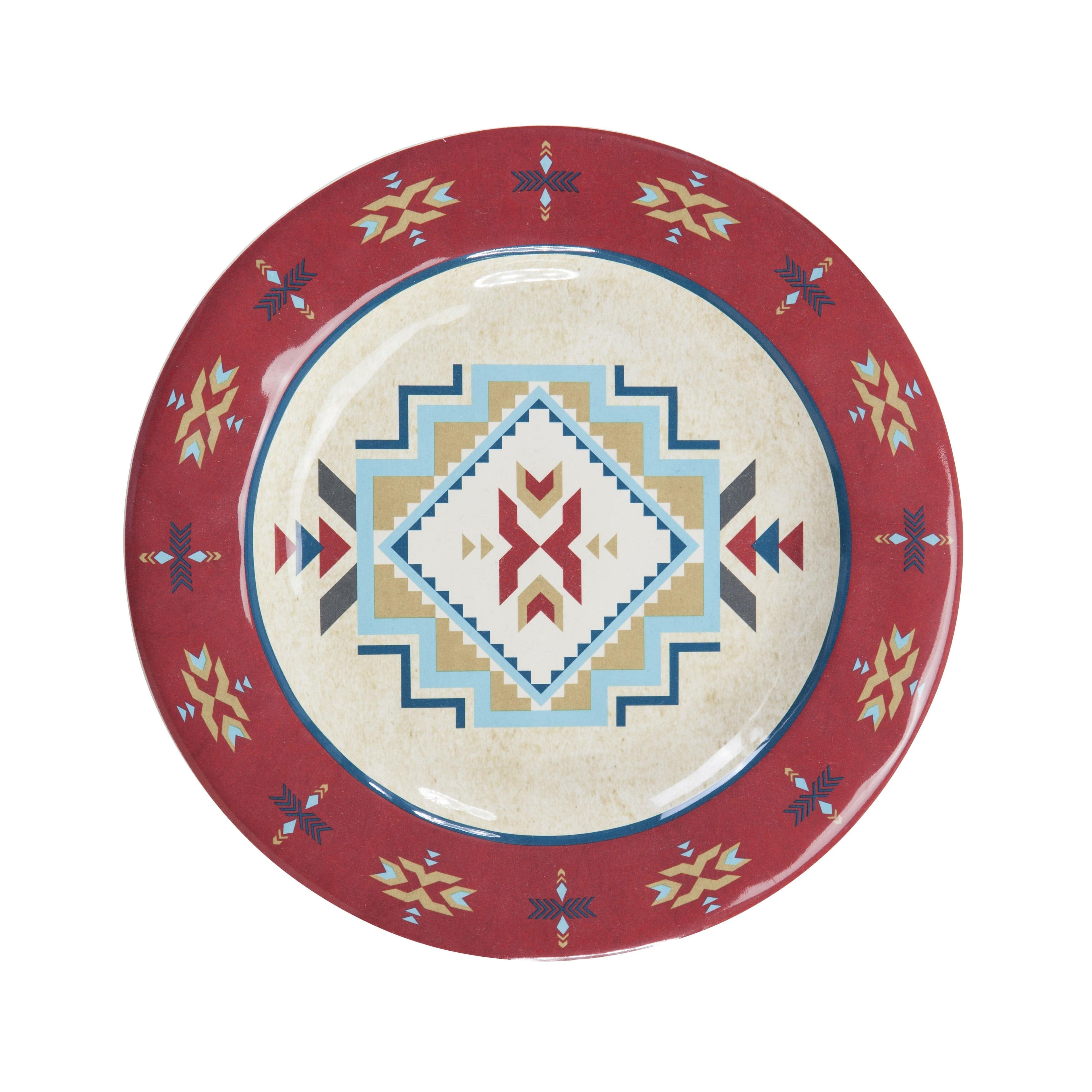 Spirit Valley Melamine Dinner Plates, Set of 4 Plate