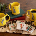 Cactus 8PC Coffee Mug and Coaster Set Mug and Coaster Set