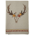 Skull/Floral Bohemian Tea Towel, Set of 5 Tea Towel