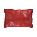 Red Leather Pillow Leather Pillow