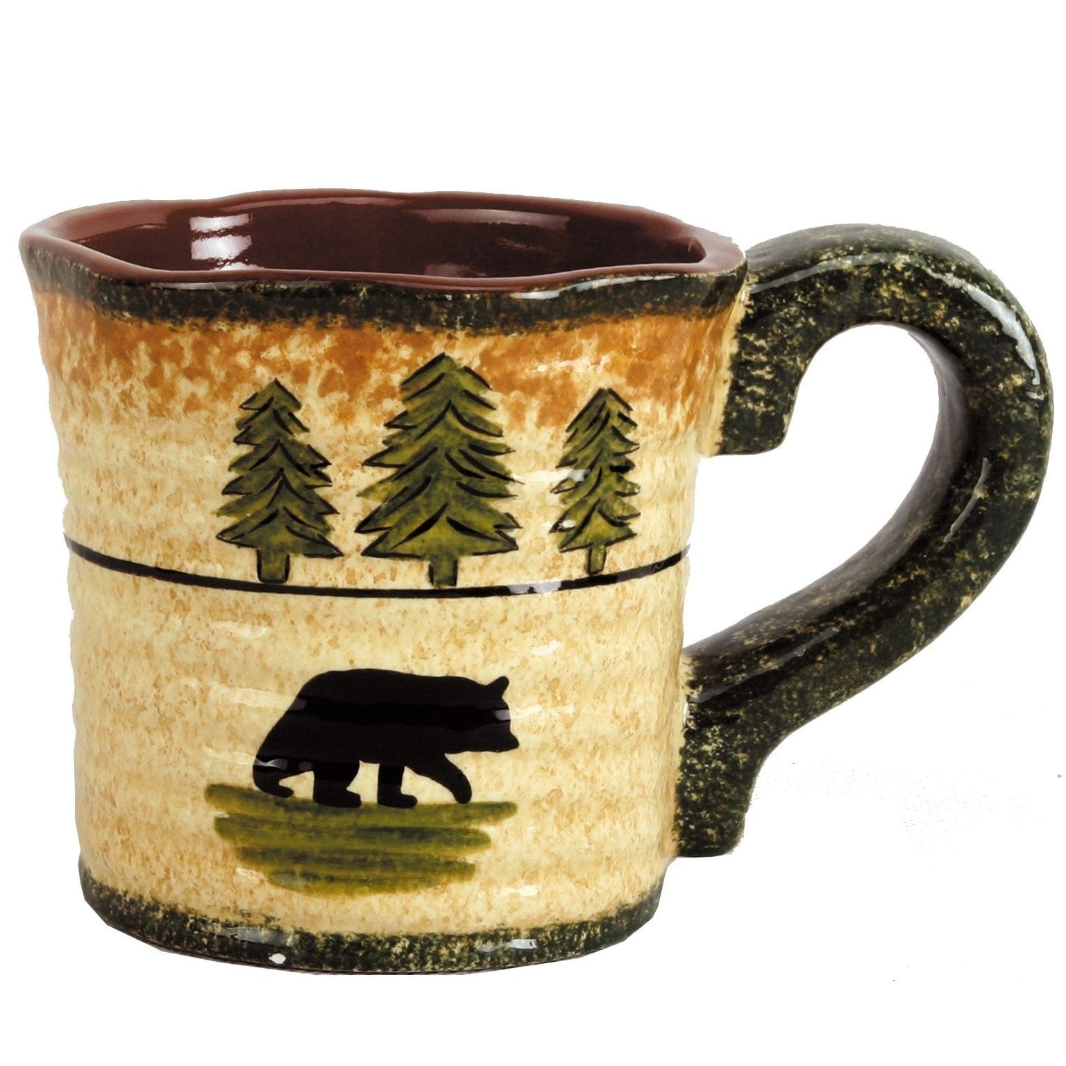 Rustic Bear Mug, Set of 4 Mug Set