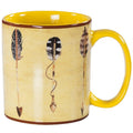 Large Arrow Design Mug, Set of 4 Mug Set