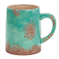 Patina Turquoise Mug, Set of 4 Mug Set