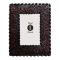 Laced Edge/Tooled Faux Leather Picture Frame Picture Frame