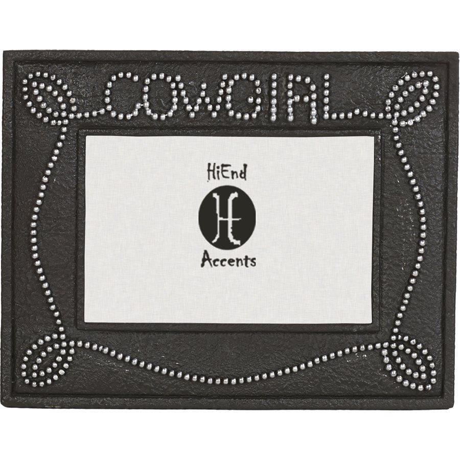 Cowgirl Studded Chocolate Picture Frame Picture Frame