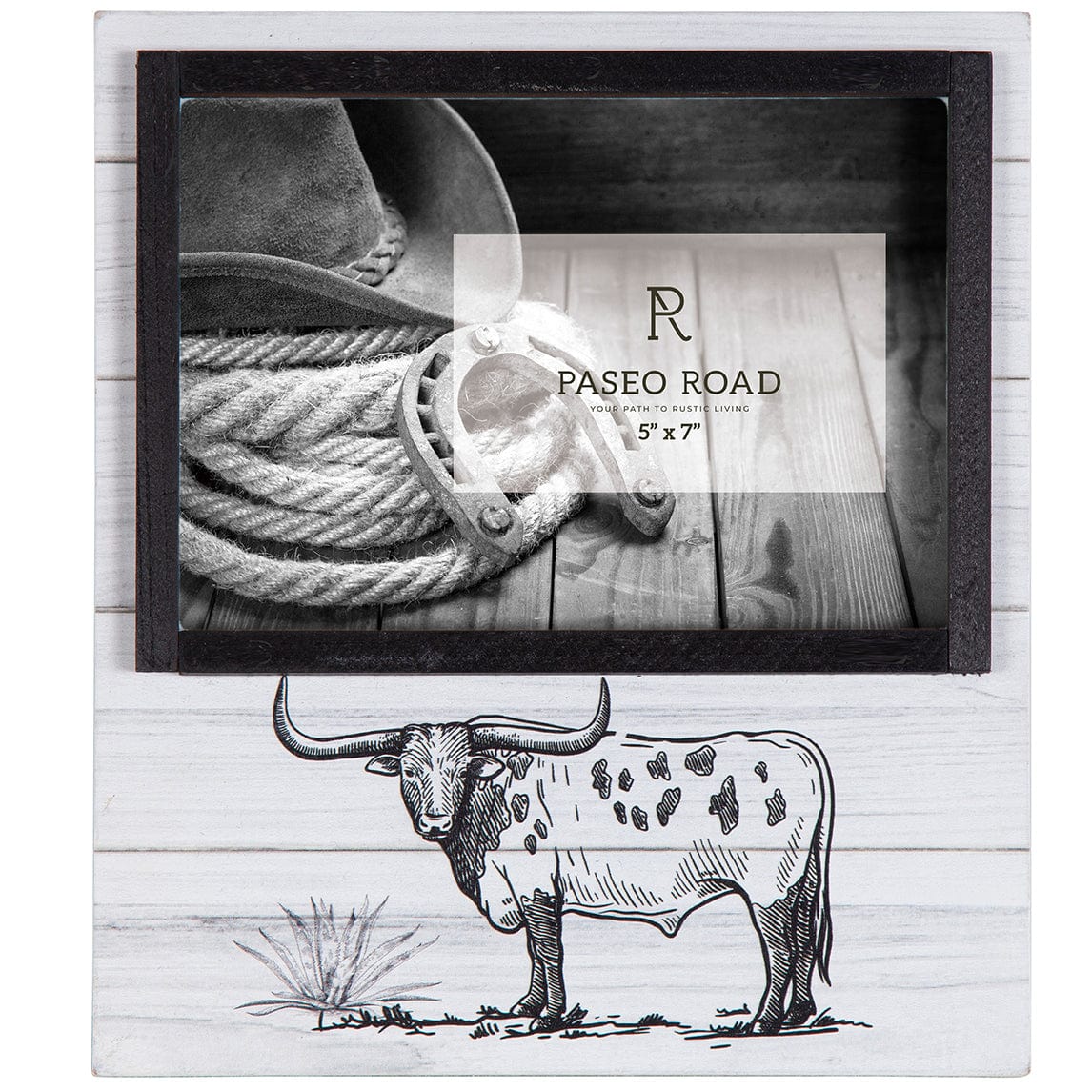 Ranch Life  Steer Picture Frame Picture Frame