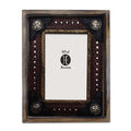 Wood w/ Resin Leather Insert Picture Frame Picture Frame