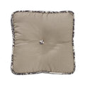 Augusta Buttoned Toile Box Pillow Pillow