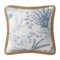 Oceania Jute Trim Square Pillow Pillow