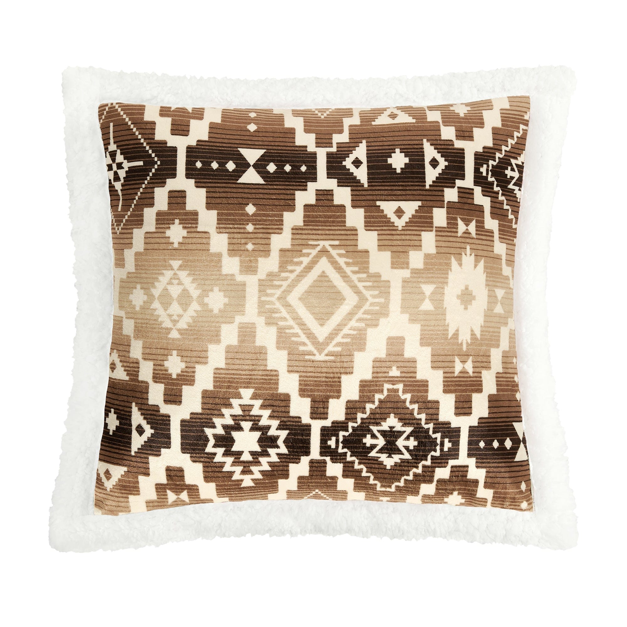 Chalet Aztec Campfire Sherpa Pillow Pillow