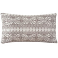 Fair Isle Knit Body Pillow, Taupe Pillow