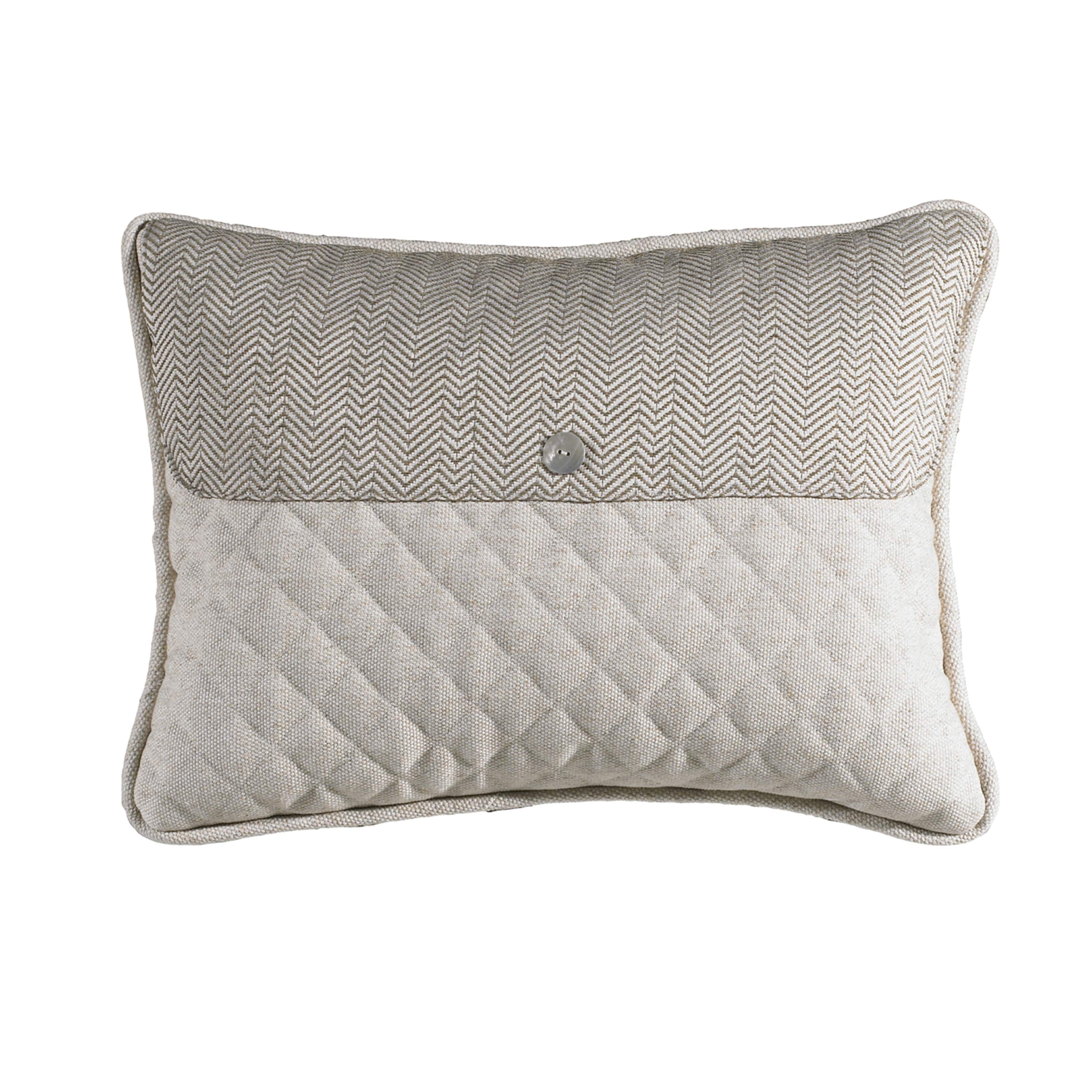 Fairfield Cream & Taupe Envelope Pillow Pillow