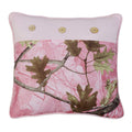 Oak Camo Pillow, Pink Pillow