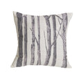 Printed Branches Cream & Gray Throw Pillow Throw
