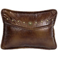 Ruidoso Studded Faux Leather Envelope Pillow Pillow