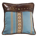 Ruidoso Turquoise Diamond Throw Pillow Throw