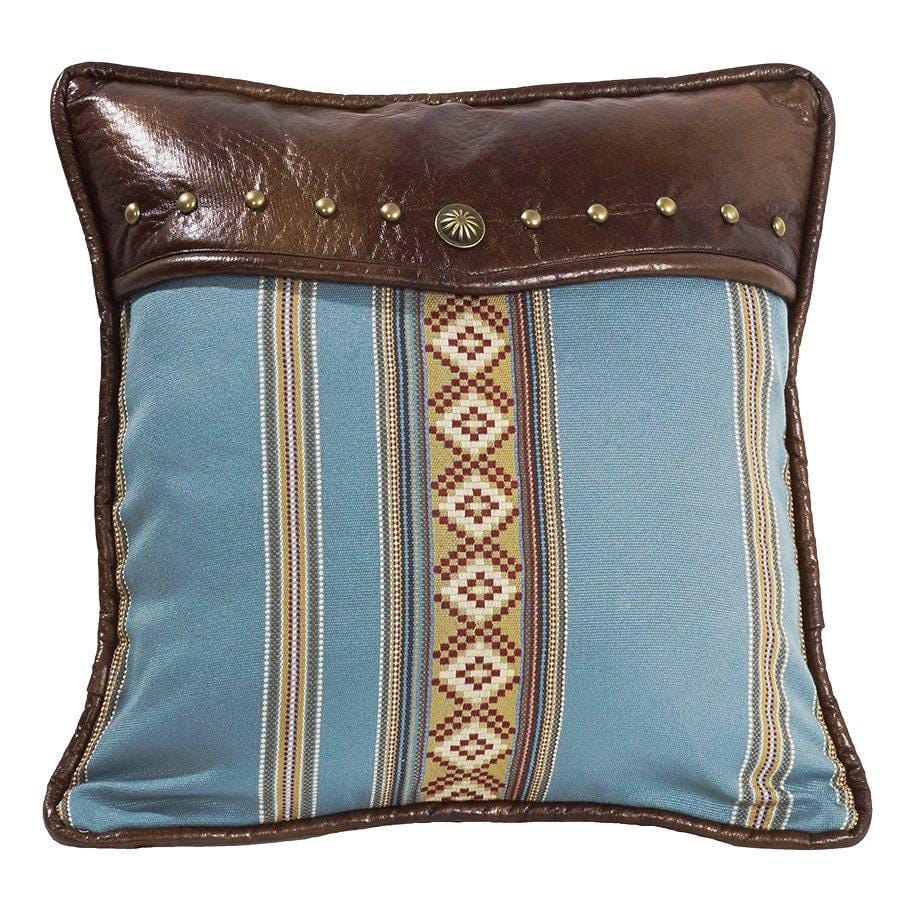 Ruidoso Turquoise Diamond Throw Pillow Throw