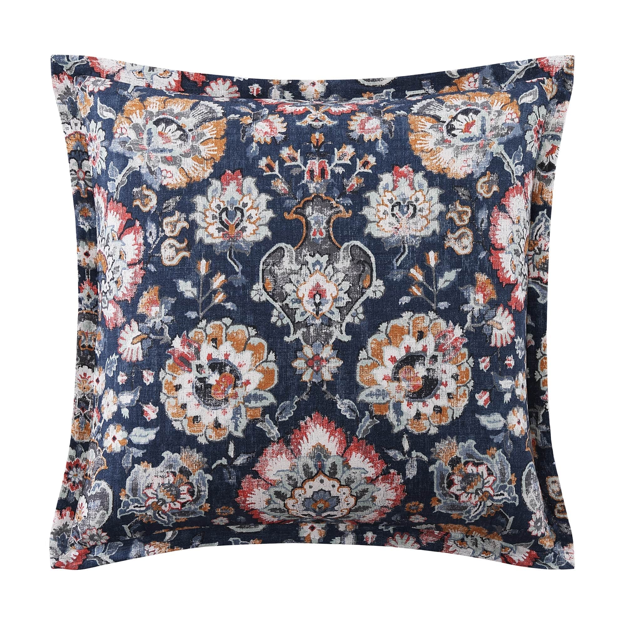 Derby Washed Linen Blend Euro Sham Euro Sham