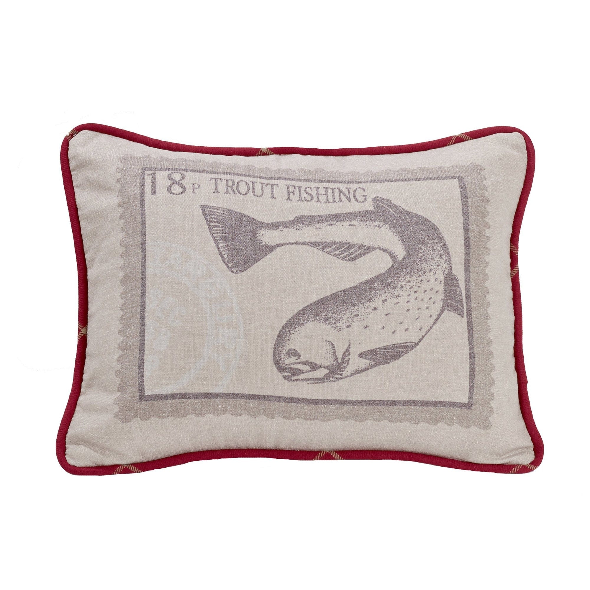 South Haven Printed Trout Accent Pillow Pillow