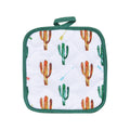 Colorful Cactus Printed Pot Holder, Set of 10 Oven Mitt or Pot Holder