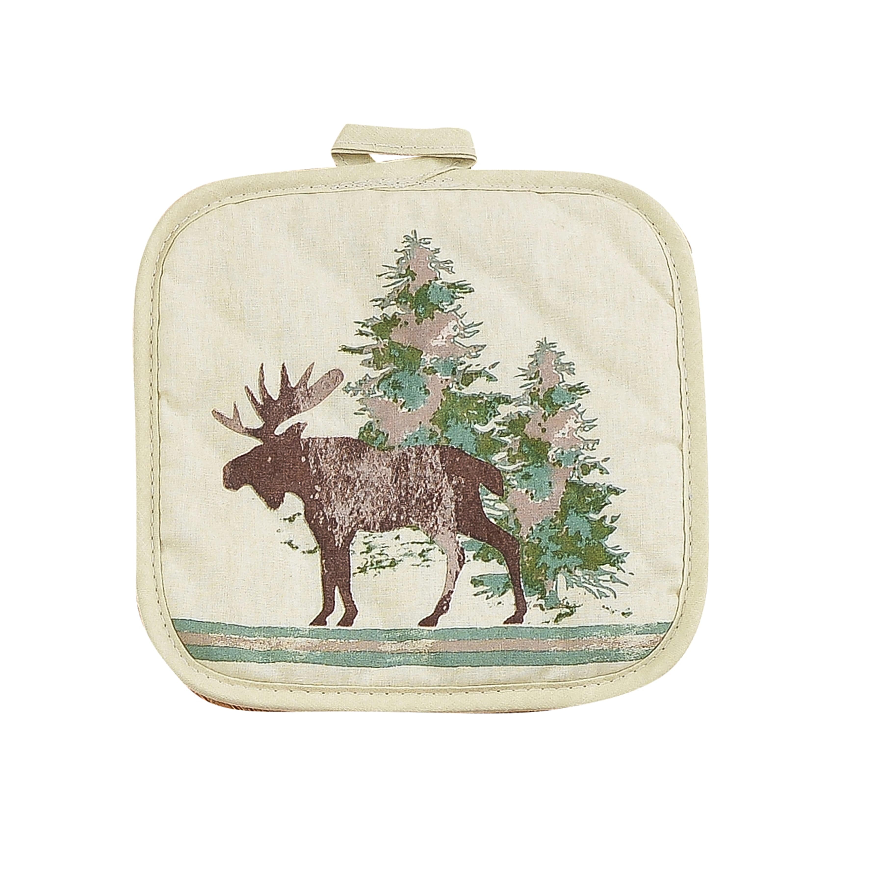 Scenery Tree Printed Pot Holder, Set of 10 Oven Mitt or Pot Holder