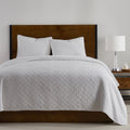 Stonewashed Cotton Gauze Quilt Set - Vintage White Quilt Set