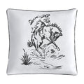 Ranch Life Bronc Rider Indoor/Outdoor Pillow Pillow