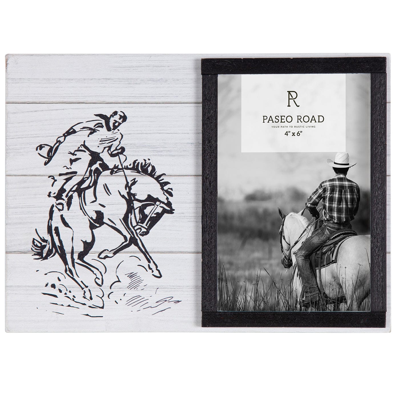 Ranch Life Bronc Rider Picture Frame Picture Frame