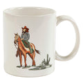 Ranch Life Cowgirl Mug, Set of 4 Mug Set
