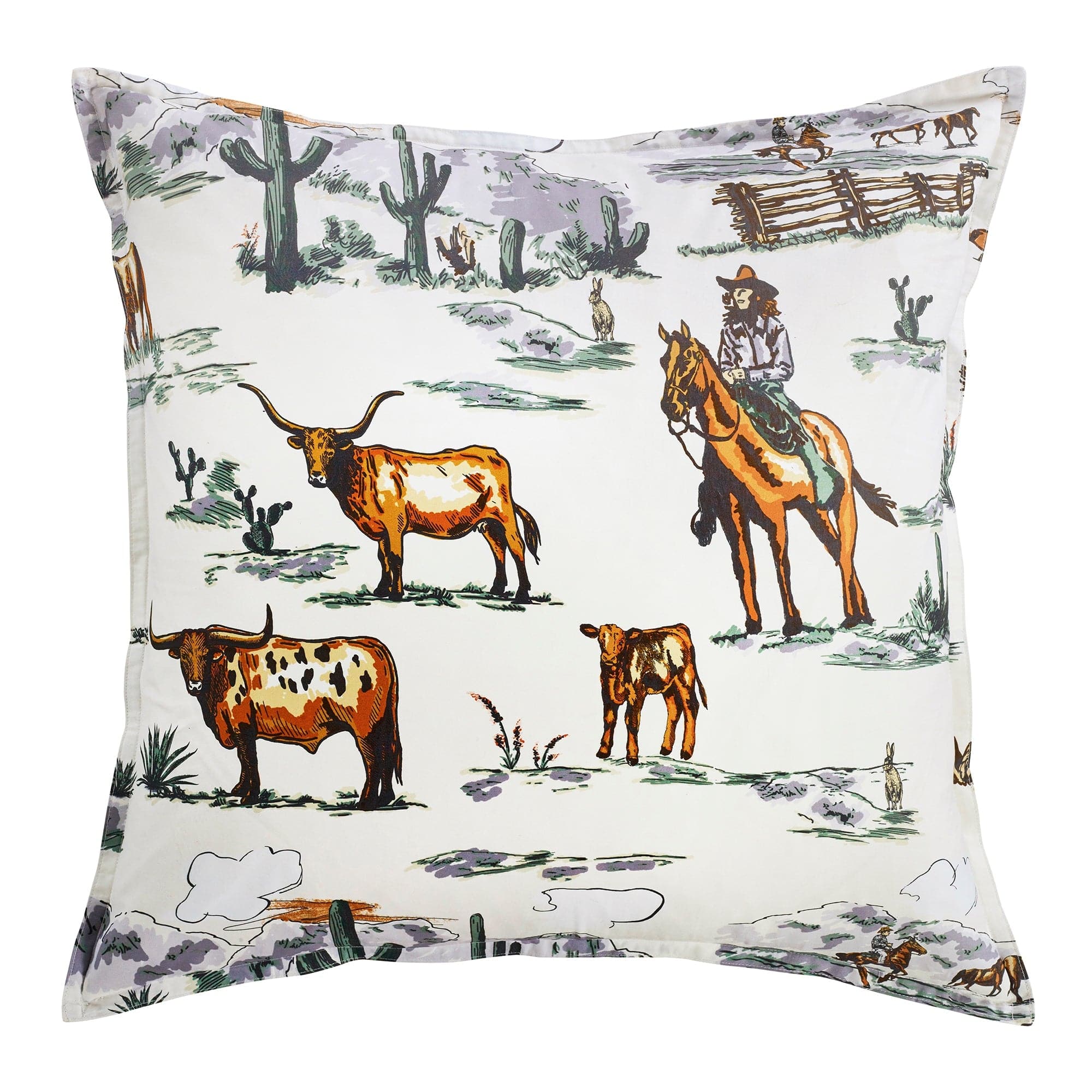 Ranch Life Euro Sham Euro Sham