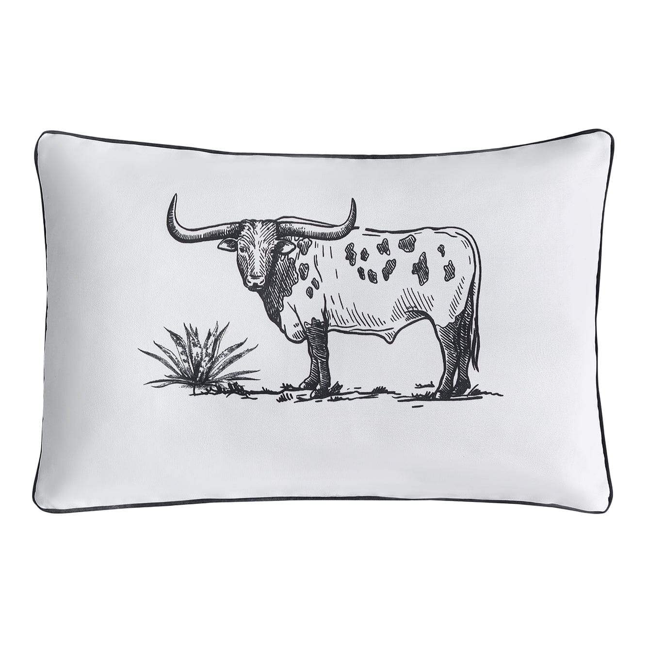 Ranch Life Steer Indoor/Outdoor Pillow Pillow