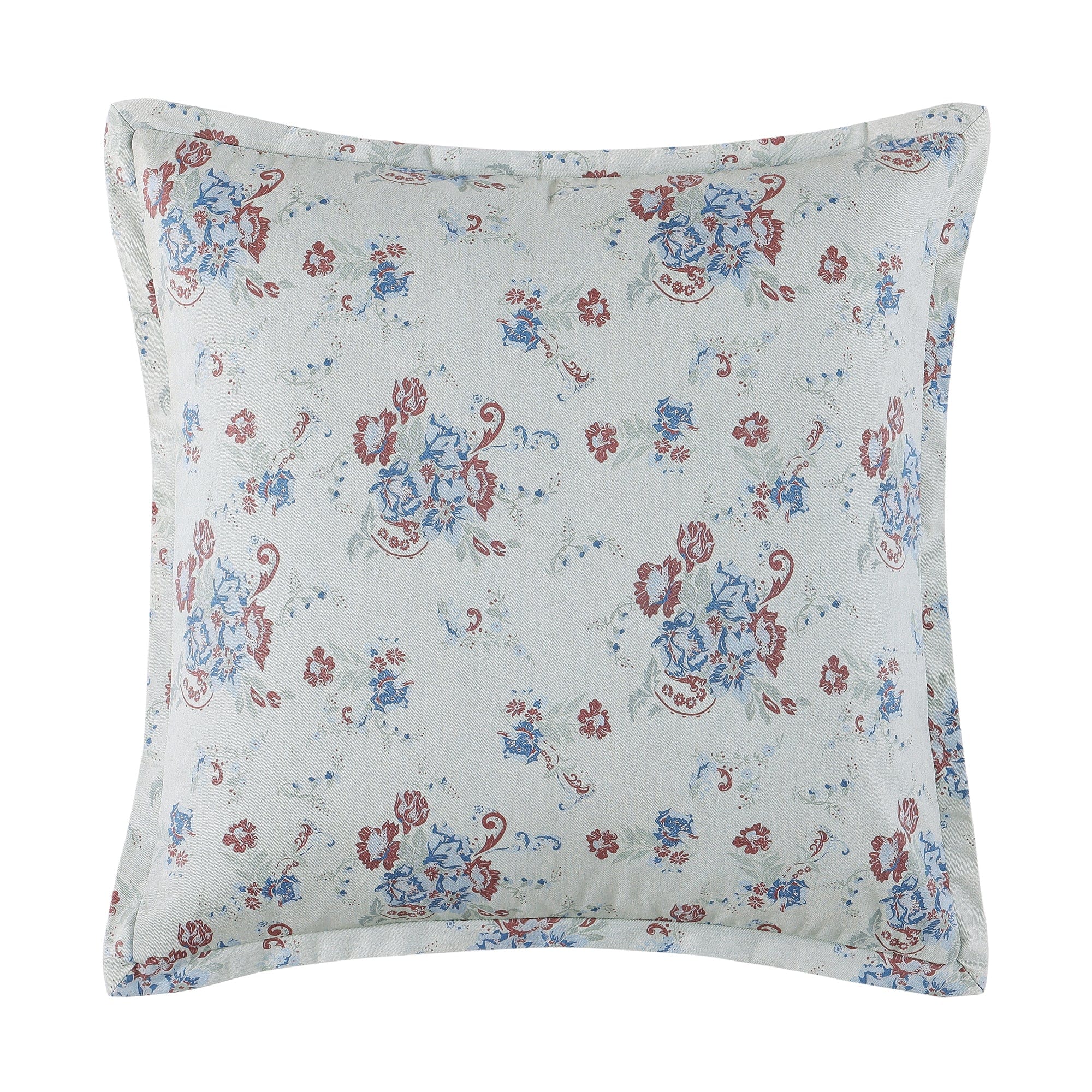 Rosabel Washed Denim Euro Sham Euro Sham