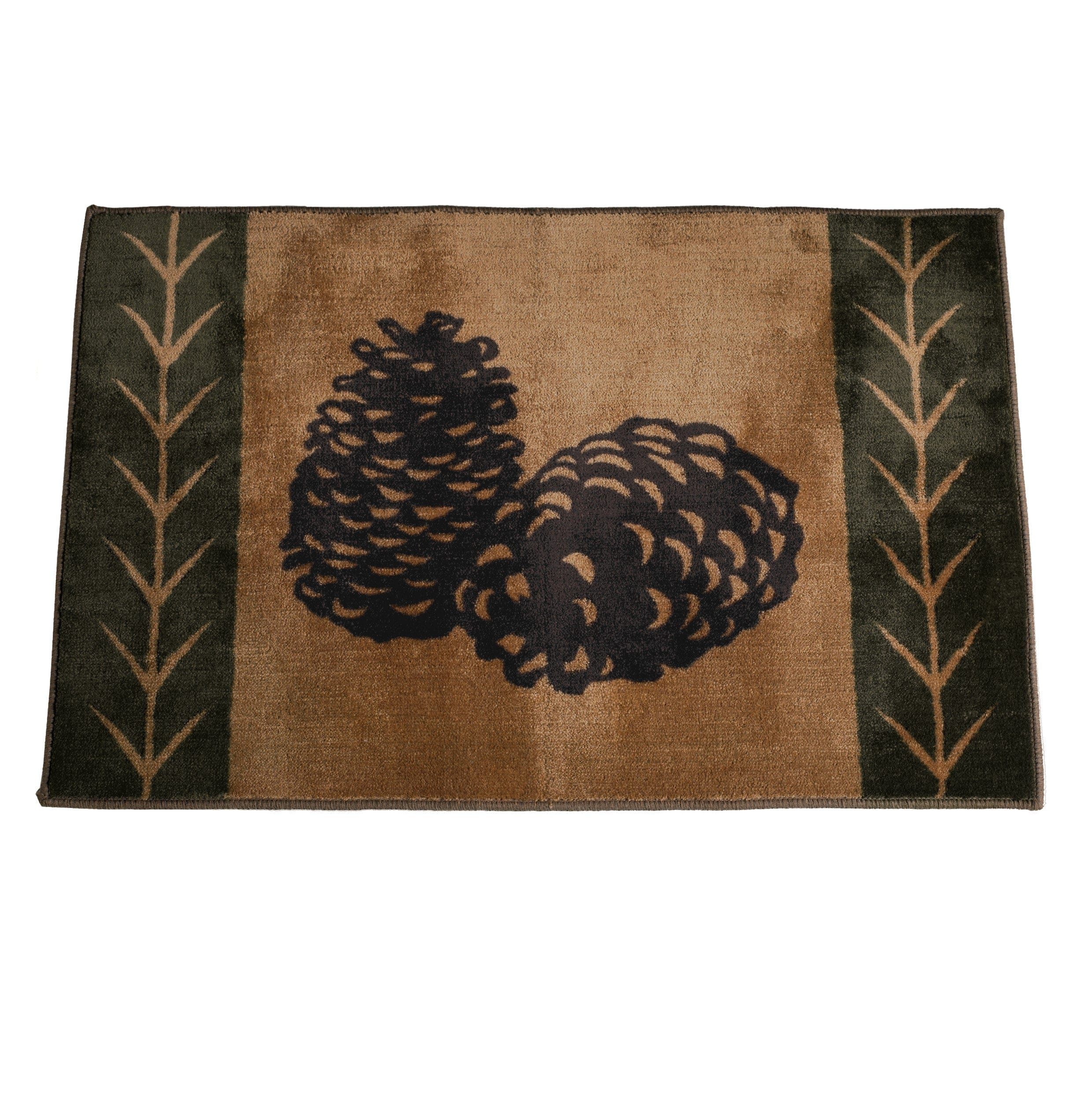Pine Cone Kitchen/Bath Rug Bath or Kitchen Rug