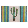 Serape Colorful Cactus Rug Bath or Kitchen Rug