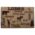 Tan & Chocolate Kitchen/Bath Rug Bath or Kitchen Rug