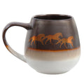 Running Remuda Ceramic Mug, Set of 4 Mug Set