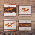 Running Remuda Coaster, Set of 4 Coasters