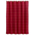 Red Windowpane Shower Curtain Shower Curtain