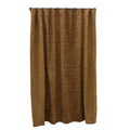 Small Paisley Shower Curtain Dark Tan Shower Curtain