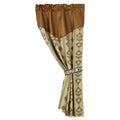 Alamosa Tan Faux Leather Single Panel Curtain Curtain