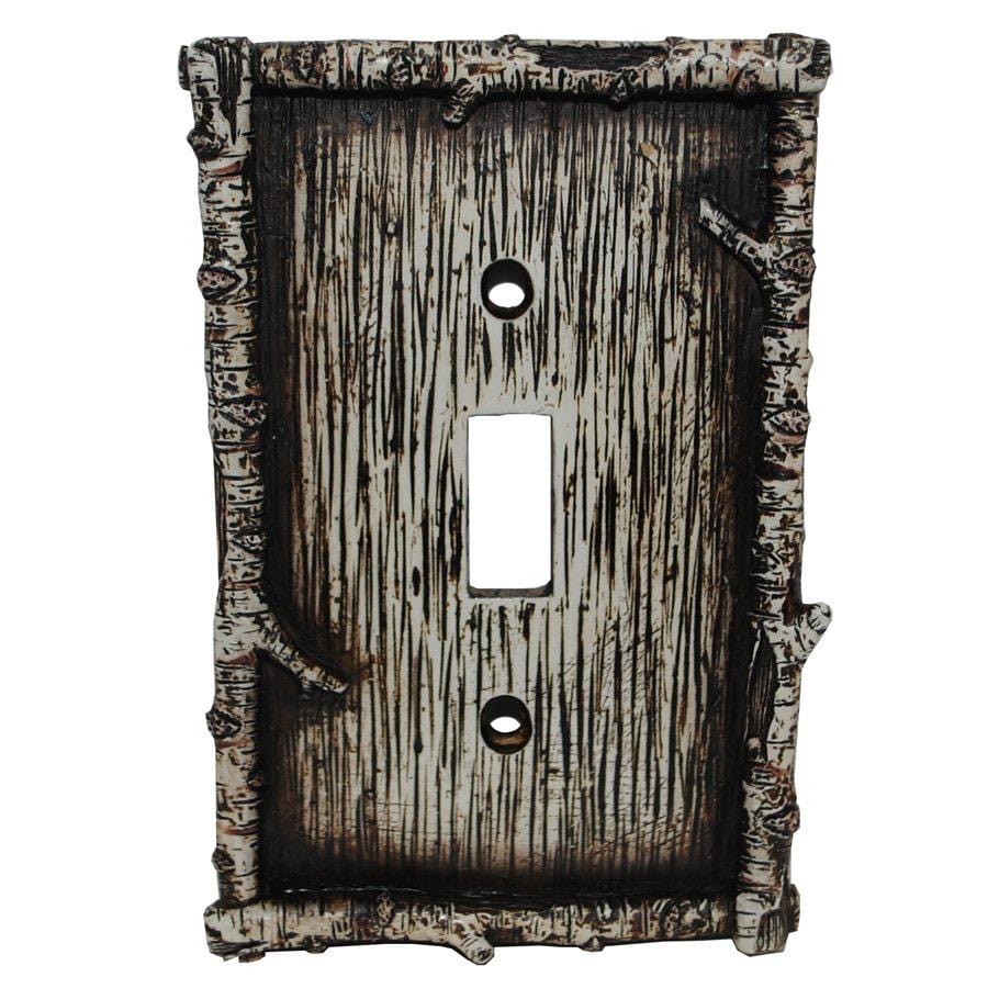 Birch Twig Single Switch Wall Plate Switch and Outlet Wall Plate